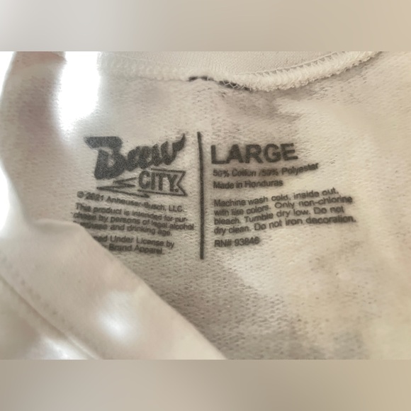 Budweiser Crew Neck Unisex Large “Brew City”OBO - Picture 4 of 4